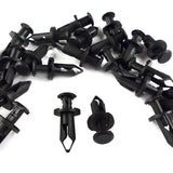 Pack of 100 Replacement for Can Am 293150089 ATV UTV Fit 8mm 5/16 inch Hole Fender Rivet Plastic Clip Push Pin Splash Guard Body Panel Retainer Motorcycle Black Nylon Fastener for Bombardier
