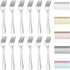 Dessert Forks Set of 12 Pack, Stainless Steel Pastry Fork, Family Appetizer Fork for Fruit, Cake, Cheese, Party Trips, Cafes, Restaurants, Easy to Clean, Dishwasher Safe