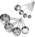 42917 Commercial Quality Stainless Steel Measuring Cups and Spoons Combo Set