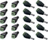 10 Male and 10 Female 12v DC Power Jack Adapter Connector for Led Strip CCTV Camera