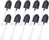 oxe Novelty Mini Shovel Shape Spoons Cute Disposable Plastic Dessert Spoons,Set of 50 (model 2)