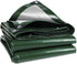 120GSM Tarpaulin Waterproof Heavy Duty, 6.6 x 9.8 Ft Large Green Rainproof Tarp UV/Tear Resistant PE Tarpaulin Sheet Tent with Reinforced Eyelets, Cover for Pool, Caravan, Garden Furniture