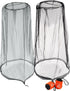 Mosquito Head Net Mesh with Drawstring, Bug Face Netting for Hats, Mesh Face Shield for Men & Women Screen Net for Any Outdoor Lover Midges, Bugs & Gnats (2 Packs, Black Grey, Updated Size)