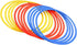 Speed and Agility Training Rings,  12Pcs 12" Multifunction Ring Toss Game Rings, Speed Agility Tennis Soccer Basketball Aid for Hurdles Exercise Fitness Workouts Obstacle Course Challenges
