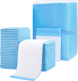 40 Pack Disposable Changing Pads,  Portable Diaper Change Pad for Baby, Super Absorbent Leak-Proof Incontinence Bed Table Pee Mat for Travel and Home (40, Blue, L)