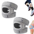 Wellnee Knee Brace,Knee Support for Athletes,Adjustable Tendon Support Sleeve Brace,Pain-Relief Knee Pads for Meniscus, Orthopedic(2pcs Gray,L(Adult))