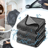 Shiny Wipes Cleaning Cloths for Shower, Bath XXL Drying Towel, Streak Free & Ultra Absorbent Microfiber Towels, Escape The Bathroom Cars Limescale Struggle (3Pcs)