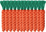 12 PCS Carrot Dog Rope Toys for Dogs, Durable Chew Toys for Aggressive Chewers, Entertainment & Interaction, Teeth Cleaning and Chewing, All-Cotton