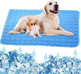 Pet Cooling Mat for Dogs, Pet Dog Self Cooling Pad, Ice Silk Self Cooling Mat Sleep Pad Foldable and Washable Summer Cool Mat Blanket for Cats, Kennels, Crates and Beds (Medium(23.6"*19.7"))