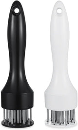 2 Pack Meat Tenderizer Tool Profession Kitchen Gadgets Jacquard Meat Tenderizers 21 Blades Stainless Steel Meat Tenderizer Needle Best For Tenderizing,BBQ,Marinade & Flavor Maximizer