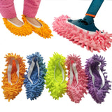 10 PCS 5 Pairs Dust Duster Mop Slippers Shoes Cover, Multi Function Washable Microfiber Foot Socks Floor Cleaning Shoes Cover for House Kitchen Office