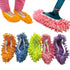 10 PCS 5 Pairs Dust Duster Mop Slippers Shoes Cover, Multi Function Washable Microfiber Foot Socks Floor Cleaning Shoes Cover for House Kitchen Office