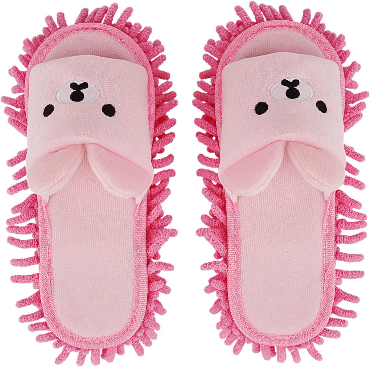 1 Pair Detachable Mop Slippers Shoes Microfiber Chenille Soft Comfortable Dust Dirt Hair Cleaner