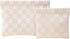 2 Pieces Waterproof Makeup Bag Set for Women, Checkered Cosmetic Bag Travel Toiletry Bag Organizer Cute Small Makeup Bag Aesthetic Accessories Storage Bag for Women, White