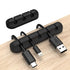 Adhesive Cable Clips, Cord Holder Cable Management, Cord Organizer USB Cable Power Wire/Cord, 2 Packs Cable Organizer for Car Home and Office (5, 3 Slots)