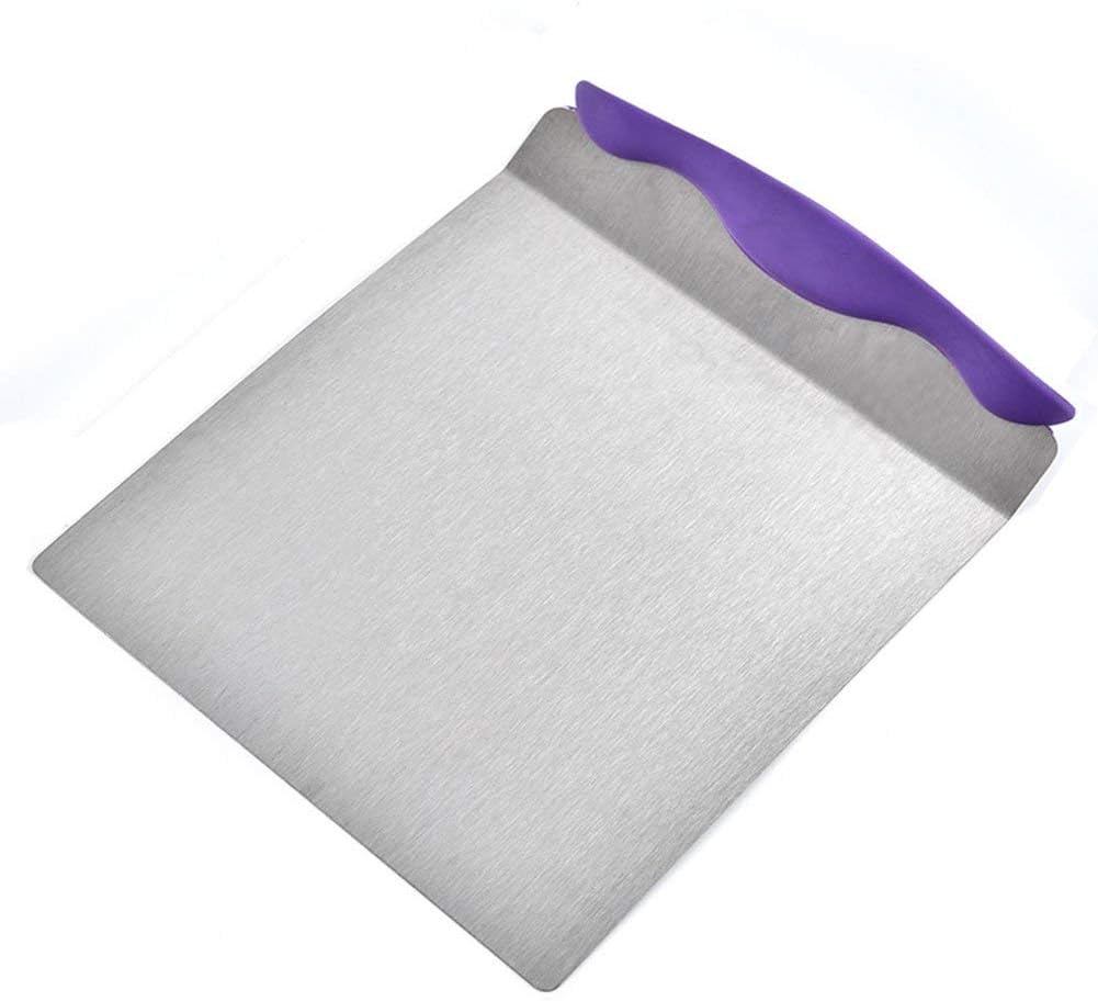 Cake Safe Lifter Stainless Steel Pizza Transfer Shovel Square Cake Tray Moving Plate Tool Cookie Spatula