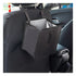 Foldable Car Trash Can, 1.85 Gallons Hanging Waterproof Leakproof Trash Can Storage Bag for Car with Large Capacity, Car Interior Accessories (Black, Small)