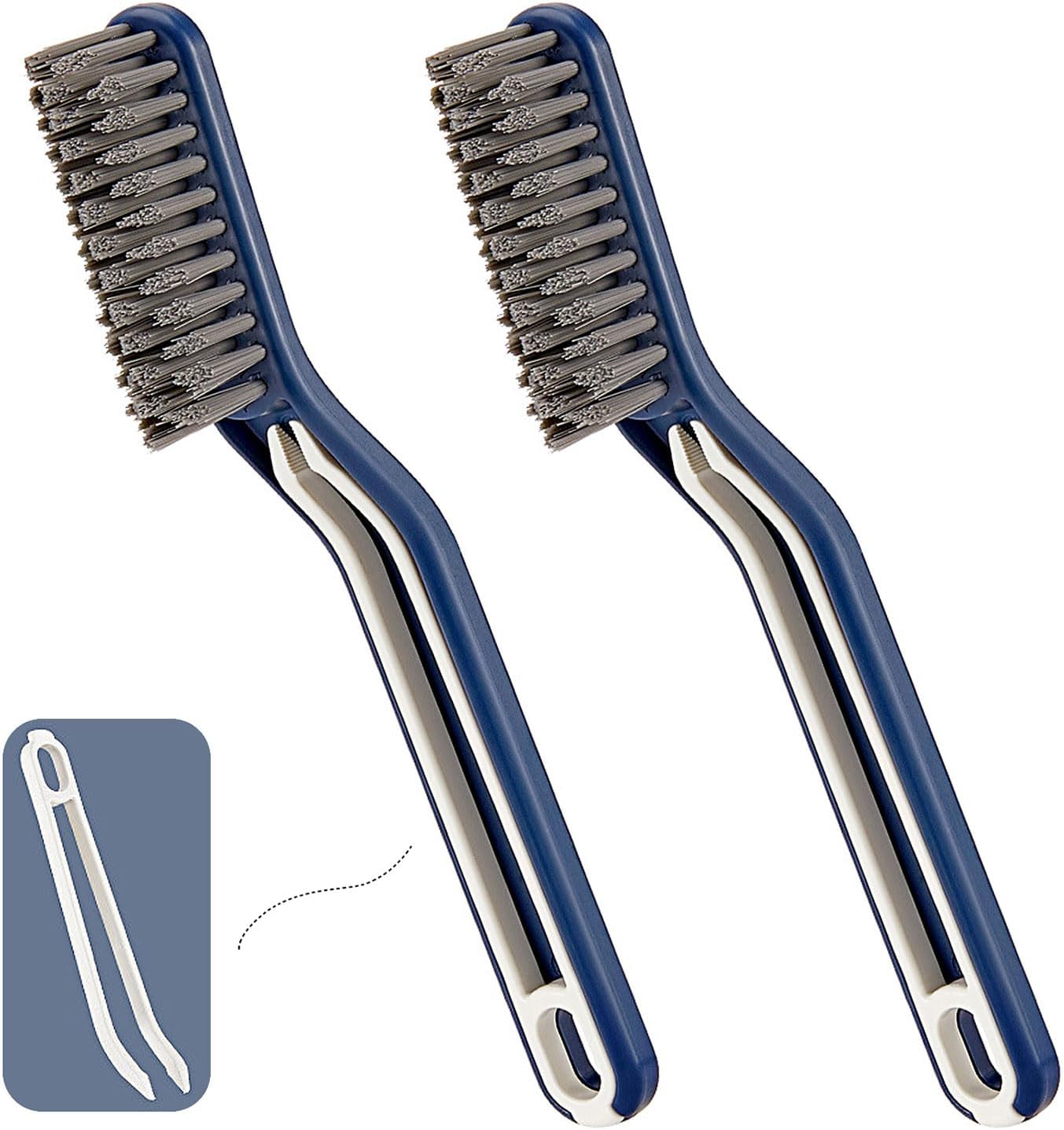 Hard Bristle Crevice Cleaning Brush - Multifunctional Gap Cleaning Brush, Cleaning Tools for Household Use, Home, Kitchen, Bathroom, Window, Vehicle, Faucets, Toilet