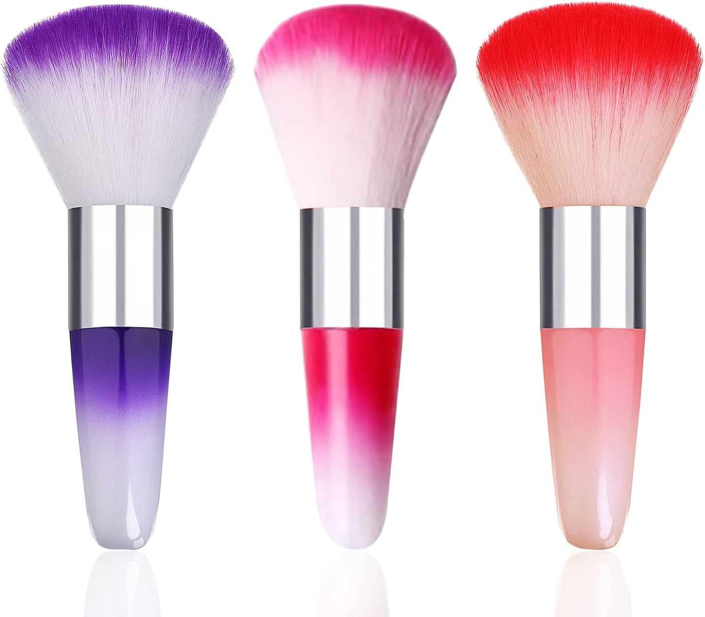 1Pc Pink Unicorn Nail Art Dust Remover Powder Brush Acrylic UV Gel Nail Cleaning Brush Blush Brushes Makeup Manicure Tool