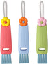 3 Pack 3-in-1 Cup Lid Cleaning Brush Set, Multifunctional Crevice Cleaner Tool for Bottle Gaps, Straw & Sealed Lid, Portable Brush for Food Storage Containers