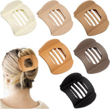 4" Large Square Flat Hair Clips for Women - Strong Hold Lay Down Claw Clamps Hair Barrettes Alligator Clip for Thick Thin Hair