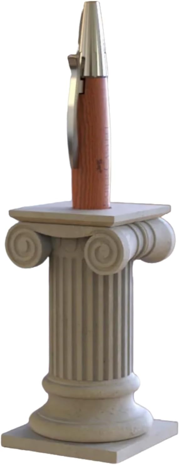 Elegant 3D Printed Column Pen Holder, Pencil Holder Desk Organizers, Office Supplies Decorations Idea Gift