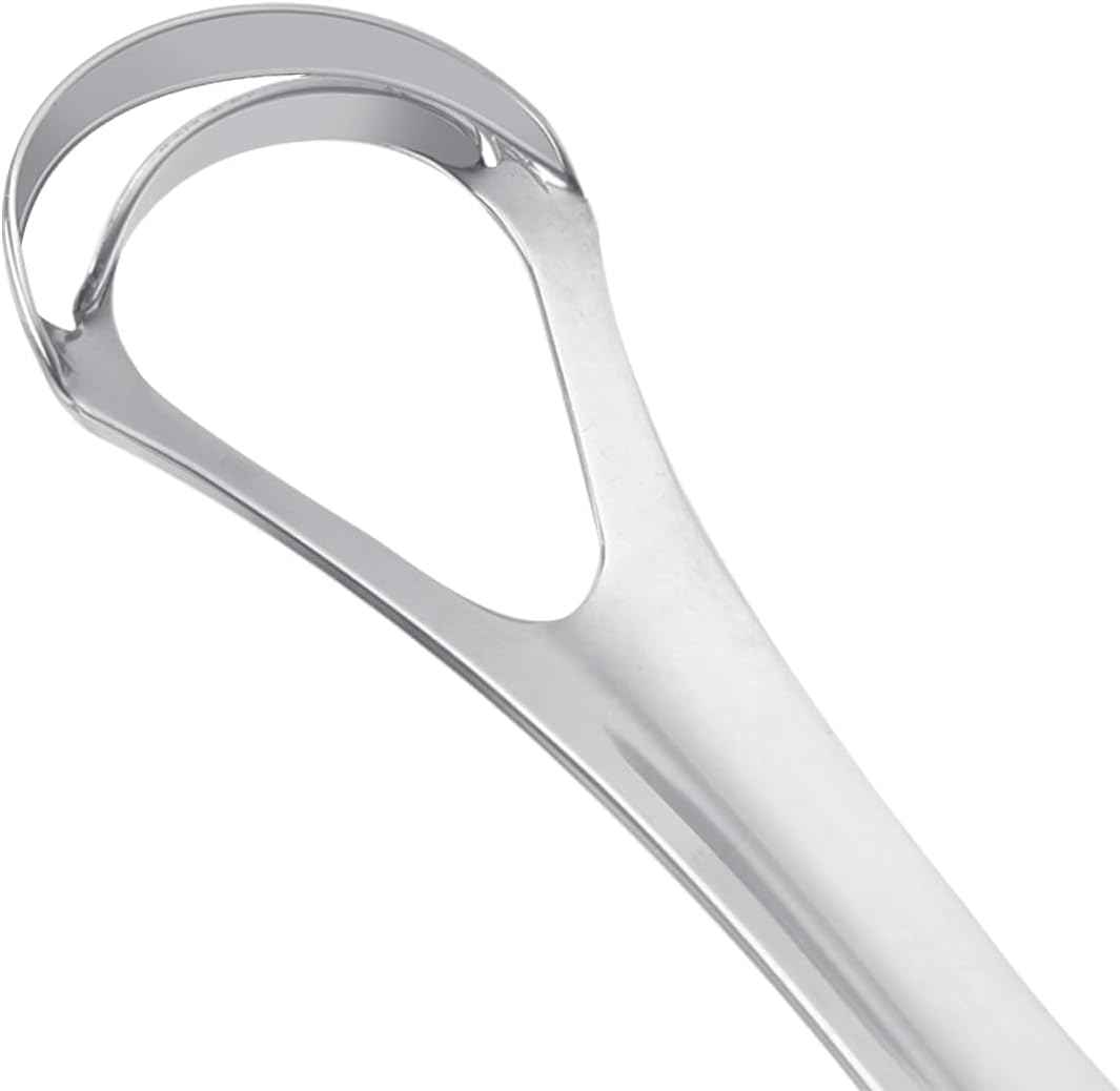 Tongue Scraper for Kids Adults, Metal Tongue Cleaner Scrubber for Oral Care - Reduce Bad Breath