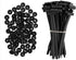 Nylon Universal Zip Ties, 100PCS Cable Ties Buckle, Self-Locking Multipurpose Black Zip Ties Heavy Duty for Car Daily Repair Indoor and Outdoor UV Resistant