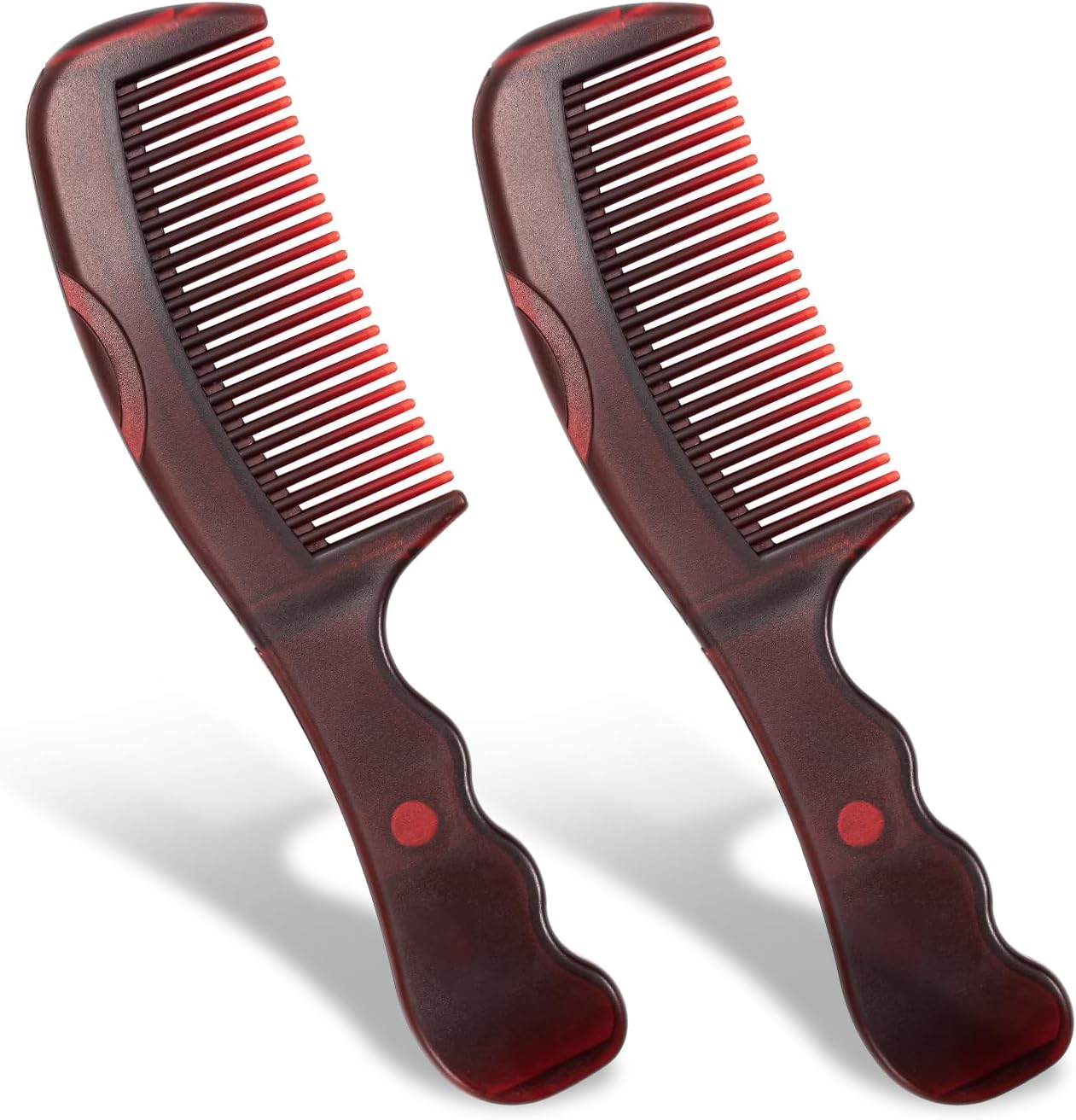 2PCS Dandruff Scalp Comb, Hollow Tooth Scalp Sweep Comb for Dandruff Remover Self-Cleaning Energy Massage Detoxing Combs for Men Women