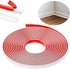 TPE Flexible Molding Trim, 6M Peel and Stick Moulding, Self-Adhesive Caulk Strip Quarter Round Trim,Baseboard Trim for Wall Corner Deco, Ceiling, Backsplash Tile Edge, Countertops(White,12 * 9MM)