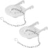 2 Pack Toilet Flapper Replacement Compatible with American Standard 738920-0070A 3-Inch Flapper Assembly, Flapper Replacement Water Saving, High Performance, Easy to Install