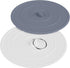 2 Pack Bath Tub Stopper, Flat Suction Sink Stopper Rubber Silicone Shower Drain Bath Plug Stopper for Kitchen, Bathroom and Laundry Sink (White-Grey)