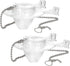 Toilet Flapper Replacement Compatible with Gerber 99-647 2 Pack, 2 Inch Toilet Flapper with Stainless Chain and Hook, Easy to Install