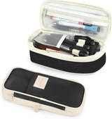 Pencil Case, Large Capacity Aesthetic Pen Cases with Durable Zipper, Big Stationery Pencil Pouch for Women & Men