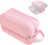 Large Capacity Pencil Case Adult, Office College School Portable Handle Cute Pencil Case with Zipper, Aesthetic Study Pencil Pouch Stationery Organizer for Back to School Teen Men Women (Pink)