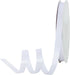 1/2 Inch x 100yds White Satin Ribbon Thin Solid Fabric Ribbons for Invitation Gift Wrapping, Bows Craft Making, Floral Bouquets, Valentine&
