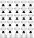 25 Pack Drawer Knobs Diamond Shaped Crystal Glass 30mm Cabinet Knobs Pull Handles (30mm, 25 Pack, Black)