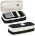 Large Capacity Pencil Case with Compartments, Aesthetic Pencil Pouch with Double Zipper Cute Pen Pouch for Students, Adults Teens, Back to School Supplies Office, Home Use