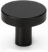 20 Pack Black Cabinet Knobs Round Dresser Knobs Matte Black Solid Kitchen Cabinet Knobs Aluminum Alloy Cabinet Door Knobs for Dresser Drawers Vintage Cabinet Knobs Drawer Knobs