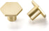 5 Pack Cabinet Knobs Gold Kitchen Drawer Knobs - LS6275GD Gold Cupboard Knobs Kitchen Cabinet Hardware Gold Drawer Knobs Cabinet Door Knobs