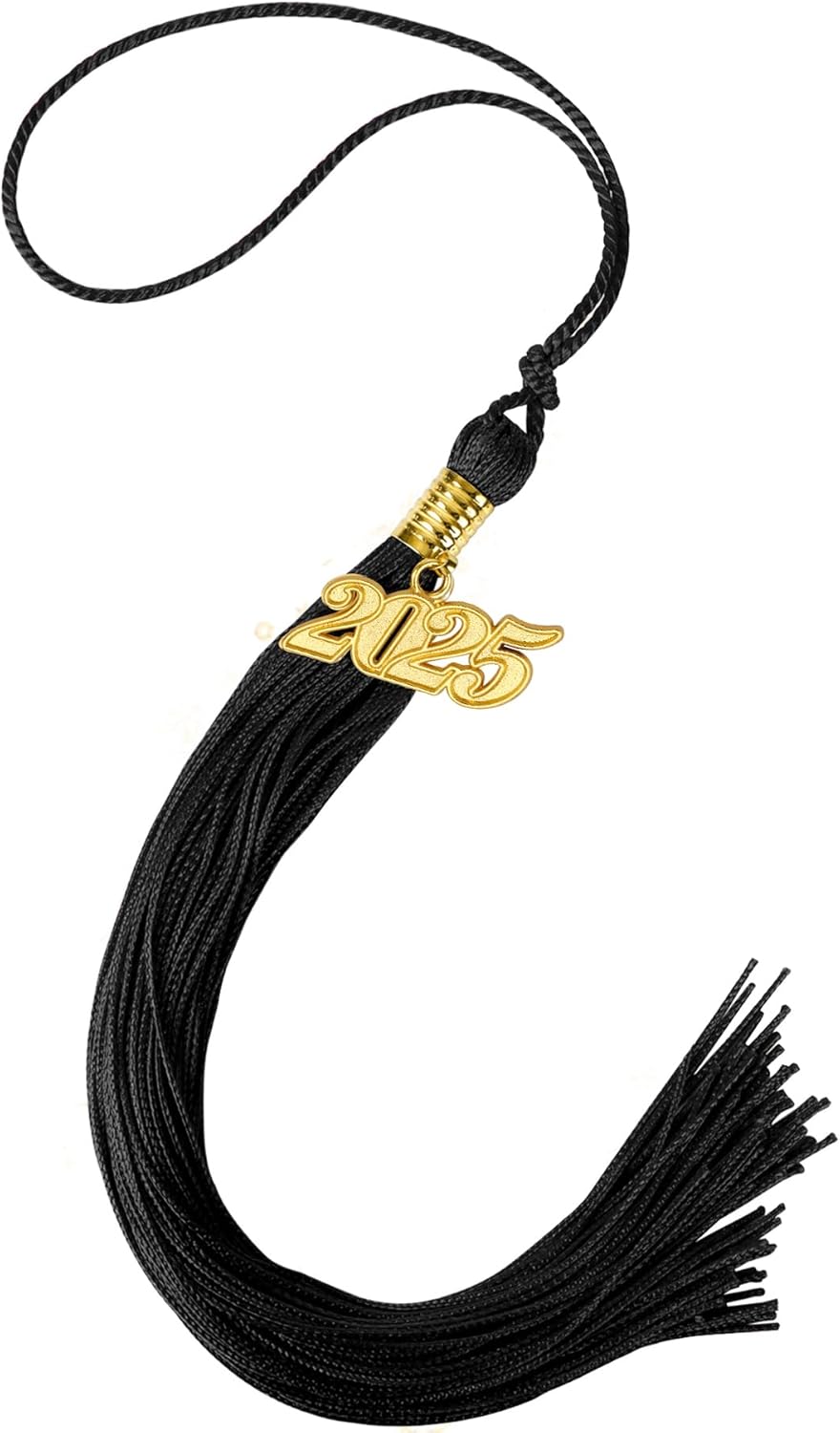 2025 Graduation Tassel, 1Pcs Graduation Cap Tassel 2025 Grad Graduation Tassel for 2025 Graduation Ceremonies Accessories (Black)