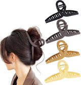 Big Hair Claw Clips - Butterfly Hair Accessories for Women and Girls,Butterfly Claw Clips for Thick Hair - Large Hair Clips for Women (Neutral)