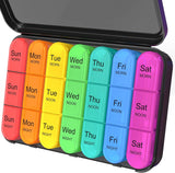 Pill Organizer 3 Times a Day, Weekly Pill Case, Travel Pill Box 7 Day, Daily Medicine Organizer with Large BPA Free Container to Hold Vitamins, Supplements and Medication