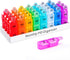 Monthly Pill Organizer 2 Times a Day - 30 Day Pill Box AM PM, BPA Free One Month Medicine Organizer Twice Daily, 31-Day Case to Hold Vitamins, Supplements & Medication