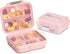 Travel Pill Organizer, 7 Compartments Portable Pill Case, Compact and Portable Pill Box, Small Pill Container for Pocket Purse Medicine Organizer, Daily Pill Box to Hold Vitamins