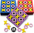 Tic Tac Toe (Bulk Pack of 24) 5"x5" Foam Tic-Tac-Toe Mini Board Game Toys for Kids, Birthday Party Favors, Goody Bag Stuffers, Classroom Prizes & Occupational Therapy, Stocking Stuffers