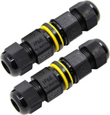 FX Junction Box Outdoor Waterproof IP68 Electrical Cable Connector 2 Way M20 Plug Wire Range 5 to 12mm External Cord Boxes 2 pcs