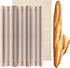 Baguette Pan, French Bread Baking Pan Perforated 3 Loaves Long Italian Bread Pan Mold Nonstick Baguettes Bakery Tray with Proofing Cloth,15"x11"