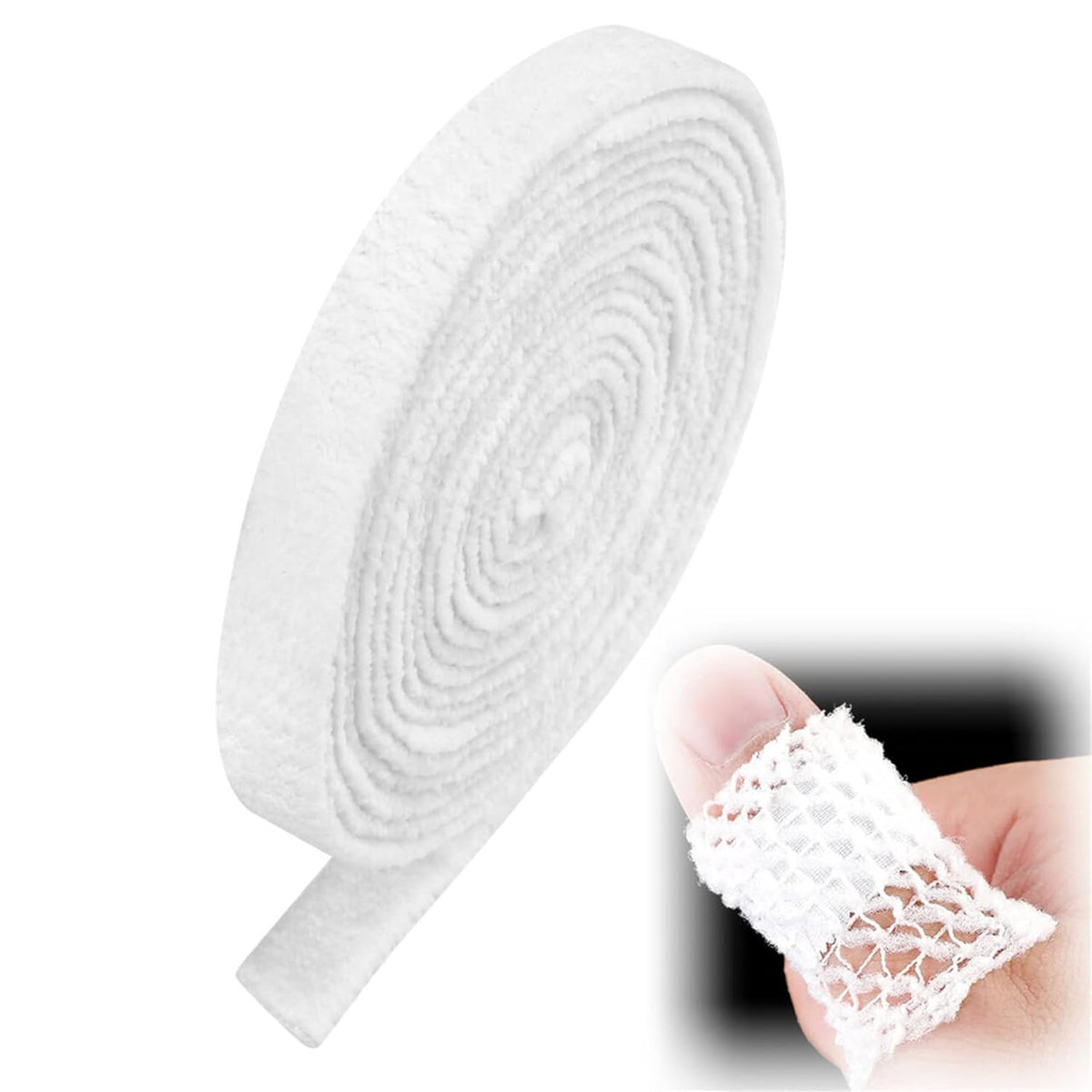 Elastic Tubular Bandage Stretch Net Dressing Retainer Elastic Gauze Bandage Tubular Wound Dressing, 23FT Long (Size 1)