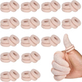 Thumb Bandage Finger Bandages 30 PCS Tubular Finger Stall Bandage Cotton Finger Cots Elastic Fingertip Protectors for Sprains Sports Kitchen Gardening Work